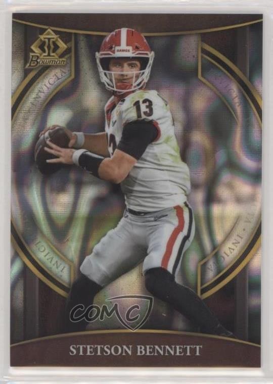 2022 Bowman U Chrome Invicta Lava Refractor /150 Stetson Bennett IV #BI-17 0o5