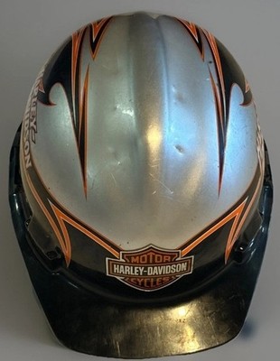 Harley Davidson Willson Safety Hard Hat Adjustable Made In USA VINTAGE FLAMES  