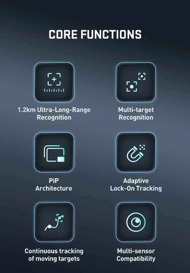 HS AI Vision Cube For Ultra-long-range Target Recognition tracking & Thermal - Image 3 of 4