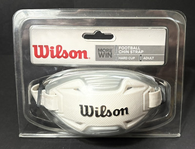 Wilson Adult Foitball Hard Cup Football Chin Strap 4-Point Hookup WFT985000