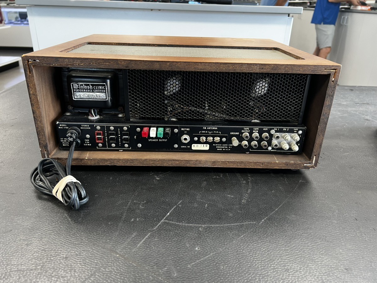 ★McINTOSH・マッキントッシュ★MAC1700★レシーバー・アンプ 楽天市場】McIntosh マッキントッシュ/プリメインアンプ/MA6900
