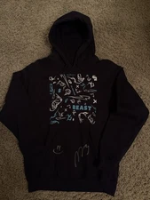 Rare Mr. Beast 24hr Livestream Signed Hoodie Limited Edition, Size Small