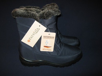 NEW PATRIZIA BY SPRING STEP FAUX FUR LINED SIDE ZIP BOOTS WOMAN'S SIZE 40 US 9