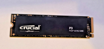 Crucial P3 4TB Internal 3D NAND Flash PCIe Gen 3x4 NVMe M.2 (CT4000P3SSD8) SSD