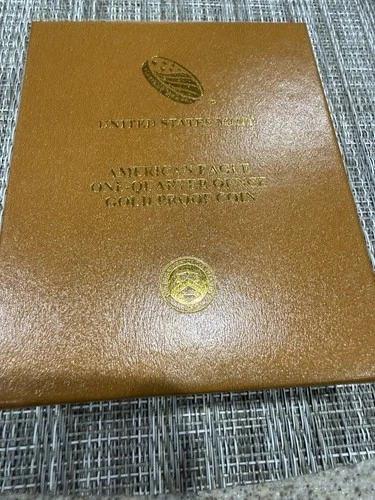 2017 American Eagle Quarter Ounce Proof Gold Coin w/ COA and OGP