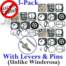 Yamaha 3 Pack Triple Mikuni Carb Rebuild Kit Wave Venture Wave Raider 1100