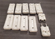 10 Burglar Alarm Window Jack Plug Connector Or security Electrical Ademco White
