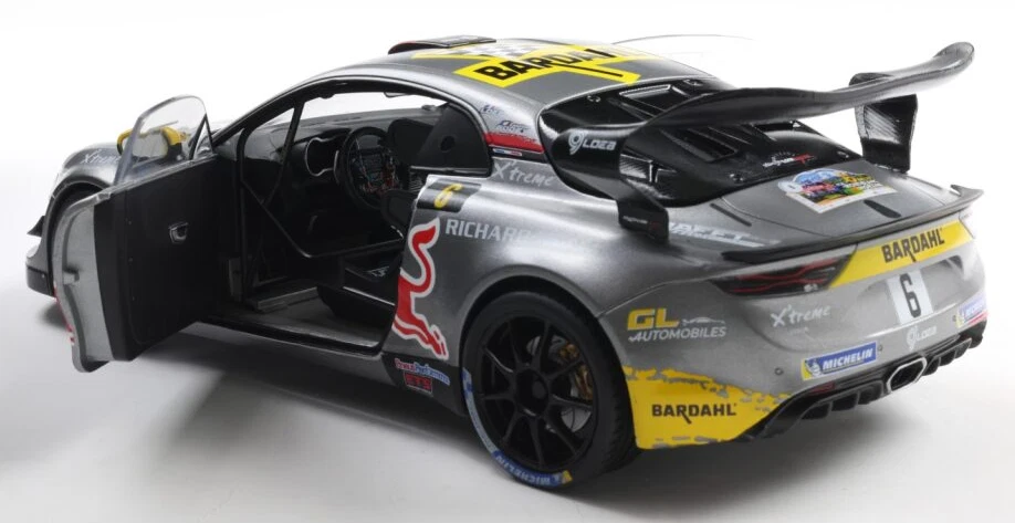 Alpine A110 RGT+ No 6 Loeb Rally Mont Blanc 2024 1/18 - S1801630 SOLID - Image 4 of 4