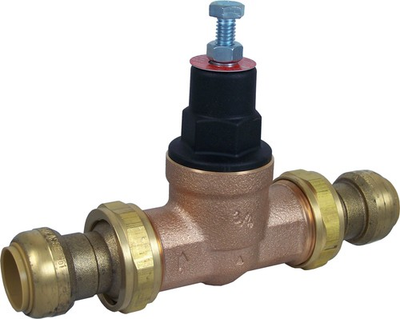 #ad #ad 3 4 Inch EB45 Double Union Pressure Regulating Valve PRV Push to Connect B... $178.11