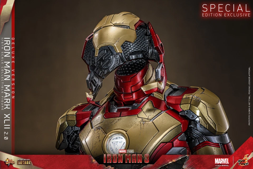 PRESALE Hot Toys MMS759D66B Iron Man Mark XLII 2.0 Mark 42 Special Edition 1/6 - Image 2 of 4