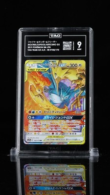 TAG 9 MINT JAPANESE POKEMON 2019 Moltres Zapdos & Articuno GX 102