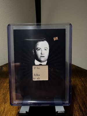 2025 Pieces of the Past Roaring Twenties Dean O Banion Authentic Relic R-13