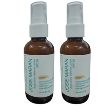 2-Pack Josie Maran Tinted Argan Daily Defense Lotion SPF 30 2 oz Mineral Sunscre