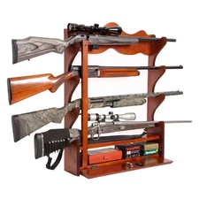 1.00 Cu. Ft. 4 Gun Wall Rack