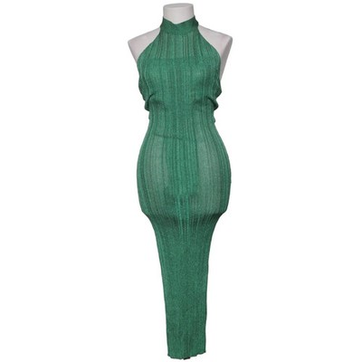 Gina Tricot, Maxikleid, Größe: XS, Grün, Polyamid/Polyester, Sonstiges #lbm