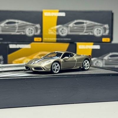 Rare 1:64 Ferrari 458 Speciale - Diecast Micro Miniature Diorama Collectible