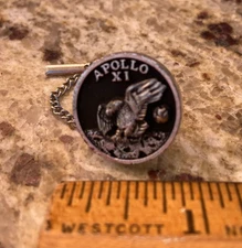 Original NASA Apollo 11 Employee Given Lapel Pin - Hat Pin - Tie Tack