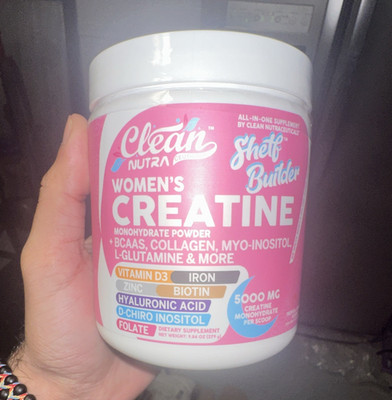 Clean Nutra Women's Creatine Monohydrate Powder 5000mg Tropical Orange 9.84oz
