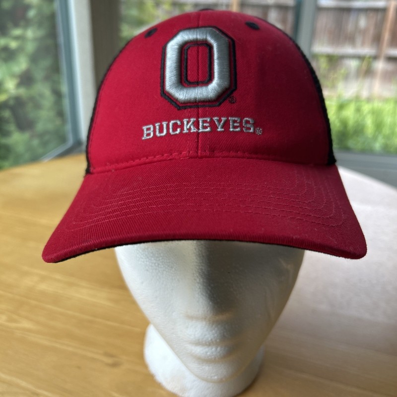 Vintage Ohio State Buckeyes Hat Cap strapback adult one size 