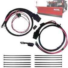 Upgraded 4 Pin Battery Cable Set 42014 42015 for Western SnowEx Fisher Blizza...
