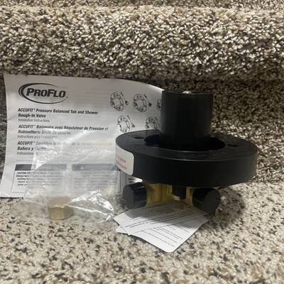Proflo PF4001 Series Pressure Balanced Tub And Shower Faucet Valve 1/2 MIP SWT