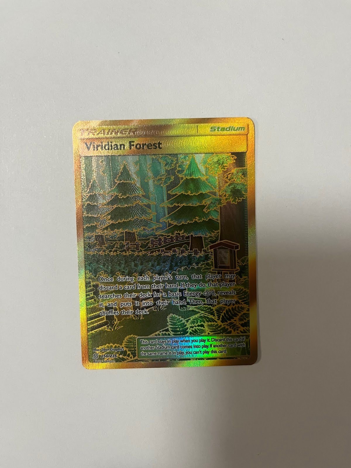Viridian Forest - 256/236 - Secret Rare Mint Sun & Moon Unified Minds