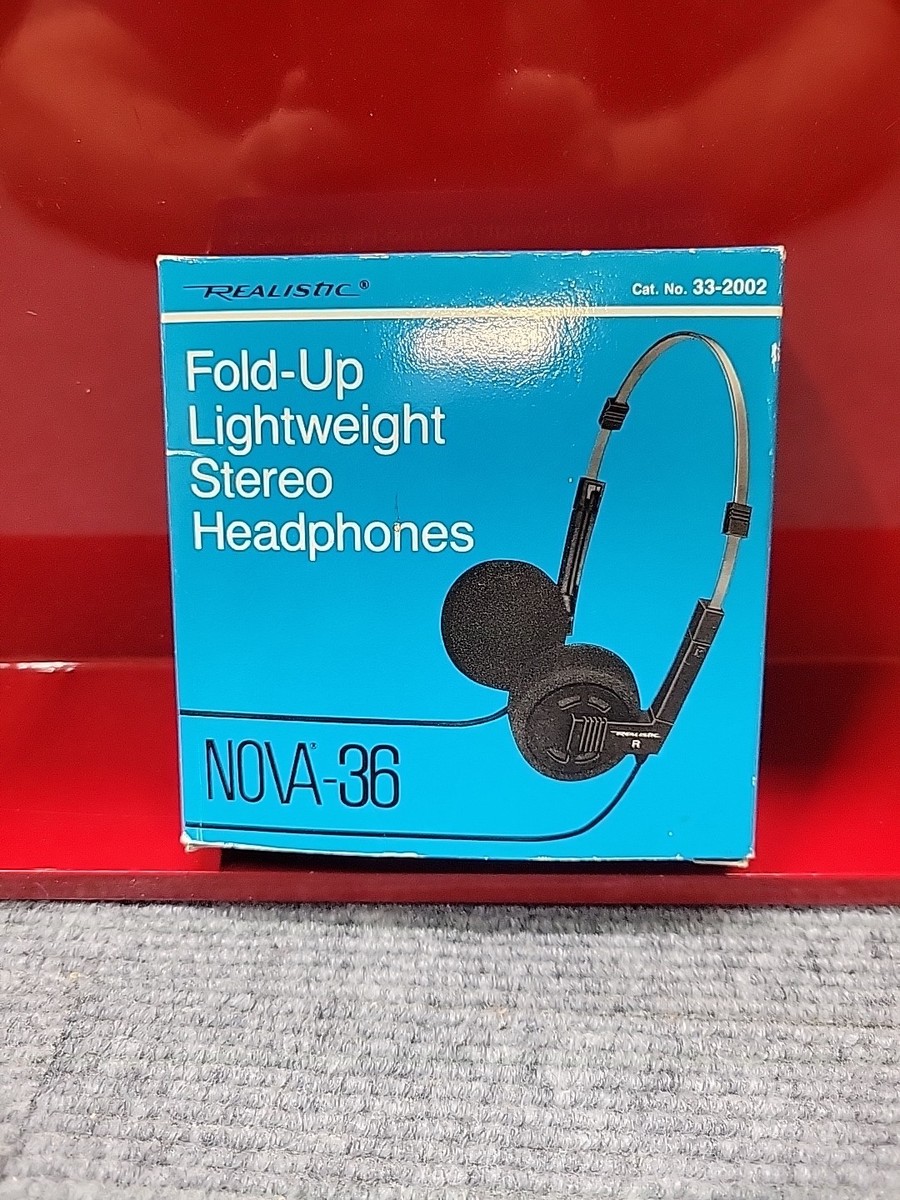 VTG REALISTIC NOVA 36 STEREO HEADPHONES IN BOX nos. | eBay
