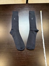 Vintage Polo Ralph Lauren Mens Dress Socks - Black
