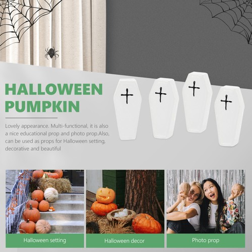 4 Pcs Luminous Cross Sarg Halloween-Layout- Halloween-Innendekorationen - Bild 3 von 12