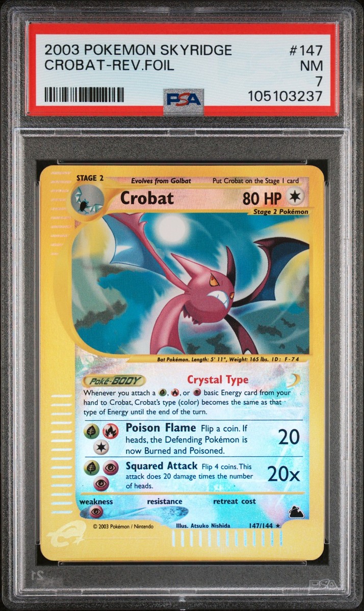 PSA4 Crobat Skyridge #147 クロバット　英語版 PSA4 Crobat Skyridge #147 クロバット 英語版 Pokemon: Crystal