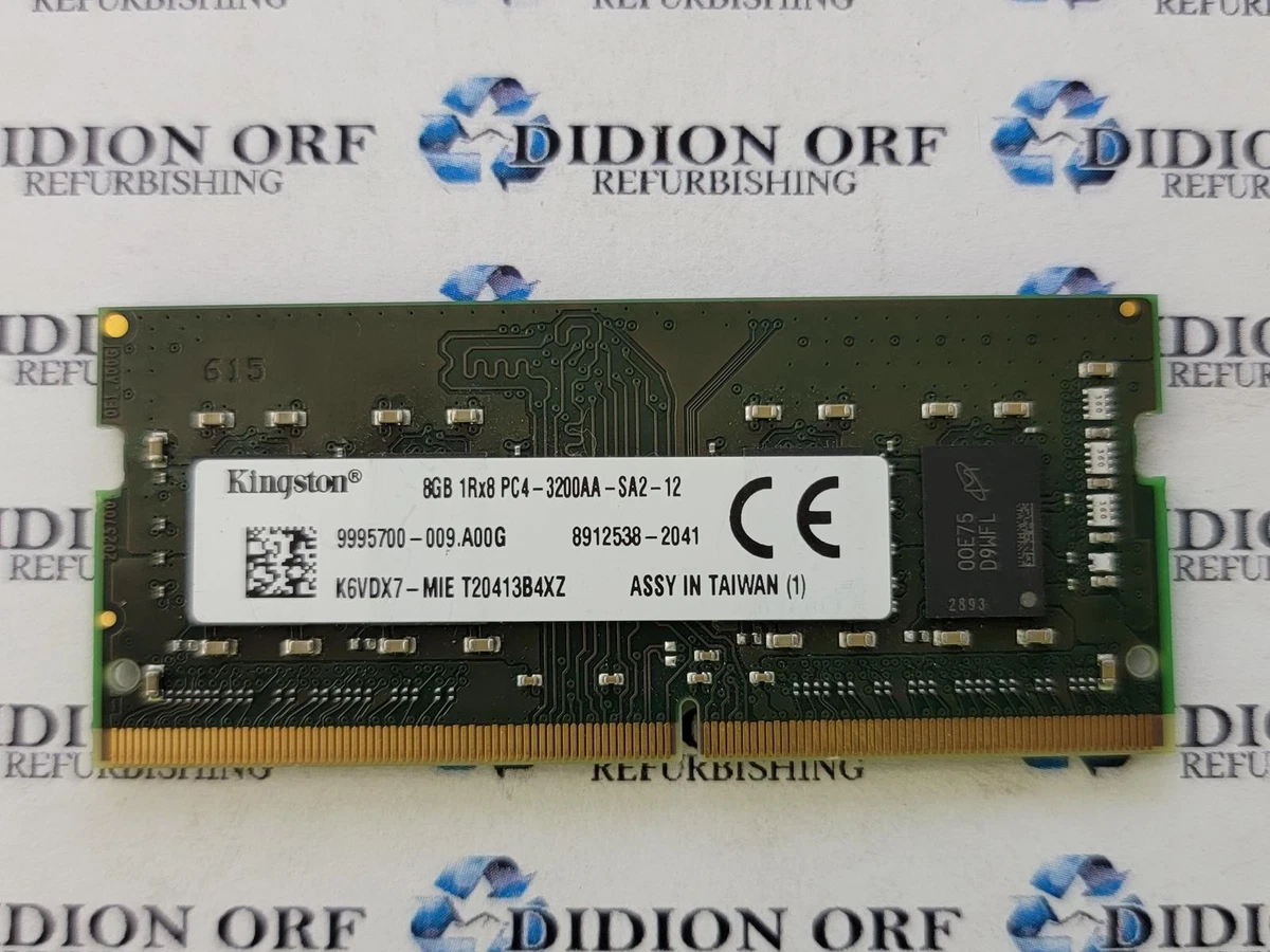 Kingston DDR4 SDRAM 8 GB Capacity per Module Memory (RAM) for sale