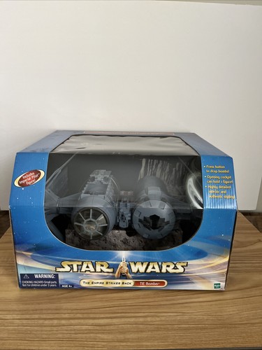 2002 Star Wars Tie Bomber With Imperial Pilot Action Figure Hasbro NIP