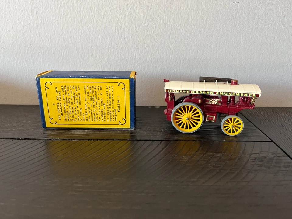 Lesney Modern Amusement Models of Yesteryear #9 Fowler Showmans Engine w/ Box - Image 3 of 4