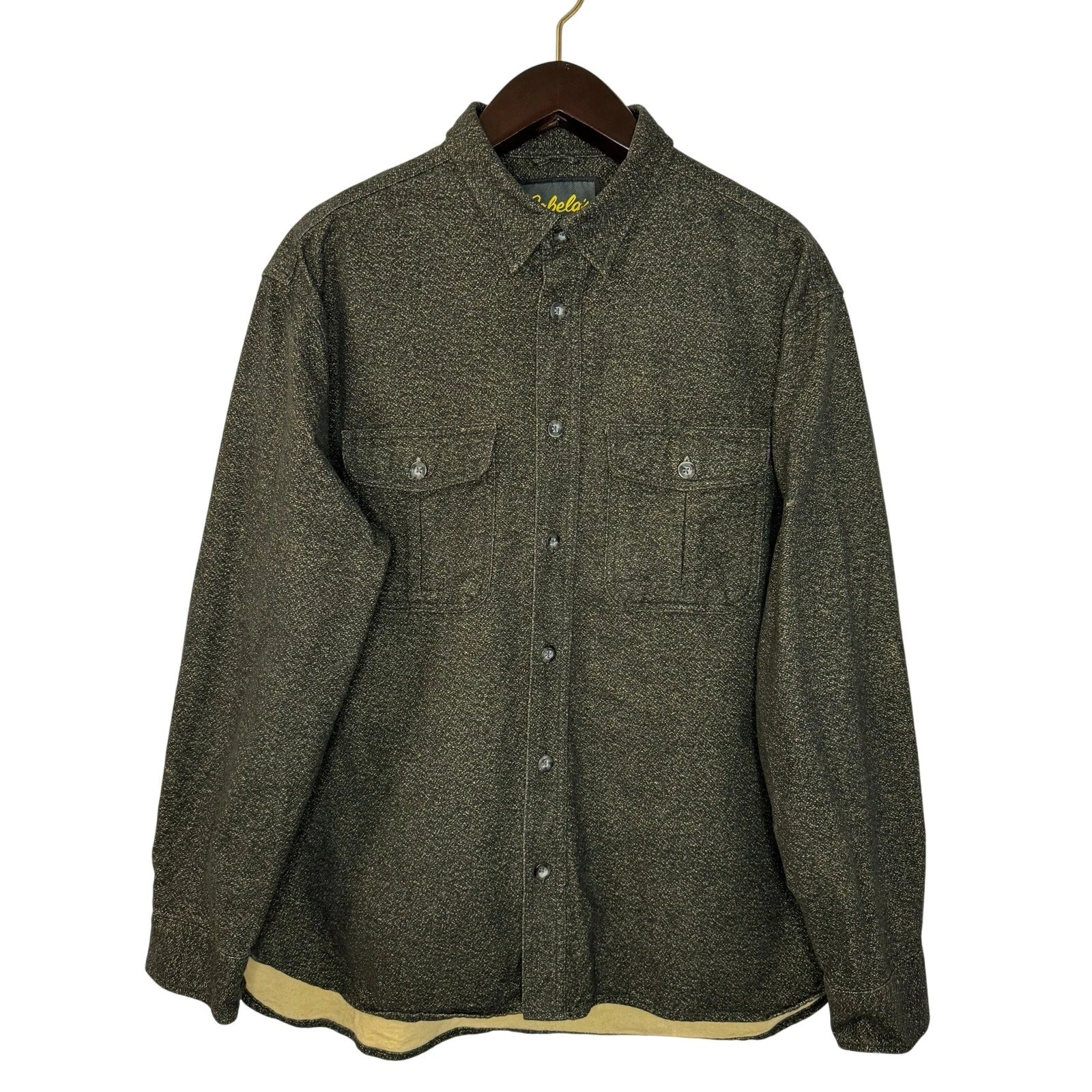 Cabela's Flannel Long-Sleeve Shirt Men's XL Green Cotton Outdoor Workwear
Opens in a new window or t