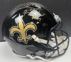 RASHID SHAHEED SIGNED AUTO NEW ORLEANS SAINTS FULL SIZE HELMET BECKETT/BAS WITN