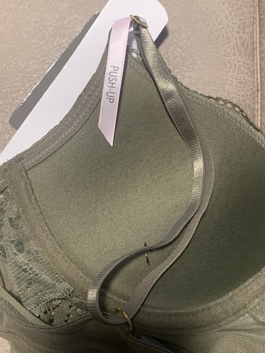 Daisy Fuentes Intimates Push Up Olive Lace & Mesh Teddy NEW 1 Pc Size Medium - Picture 8 of 10