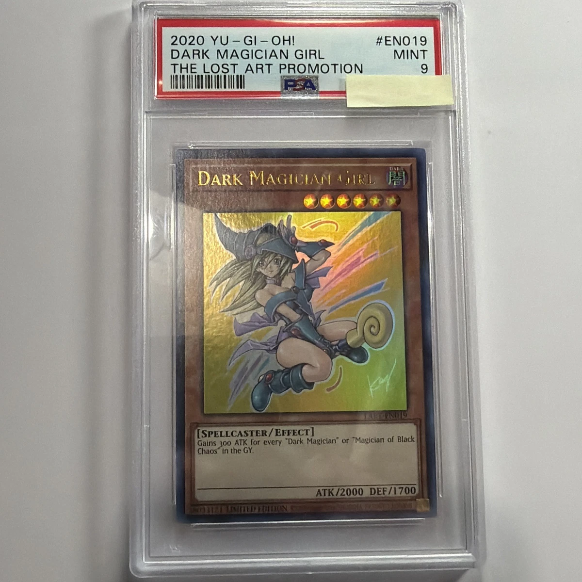 Dark Magician Girl Yu-Gi-Oh! TCG Professional Sports Authenticator