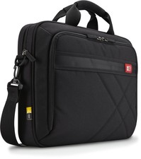 Black Handbag with Laptop Compartment for 15.6 Inch Laptops and Tablet Storage