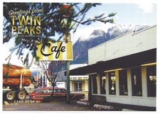 Twin Peaks Gold Box Postcard #24 of 61 - R+R Diner RARE!