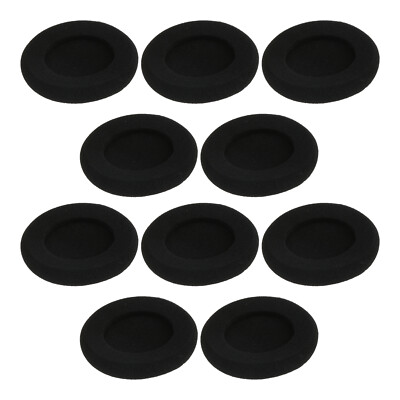 10Pcs Black Headphone Earpads for KOSS PP Sennheiser PX80 PX100 PC131 PX200 PX80