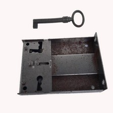 Zamek satelitarny + 1 klucz żelazny trzpień 65 mm okucia meblowe uchwyty zamki meblowe