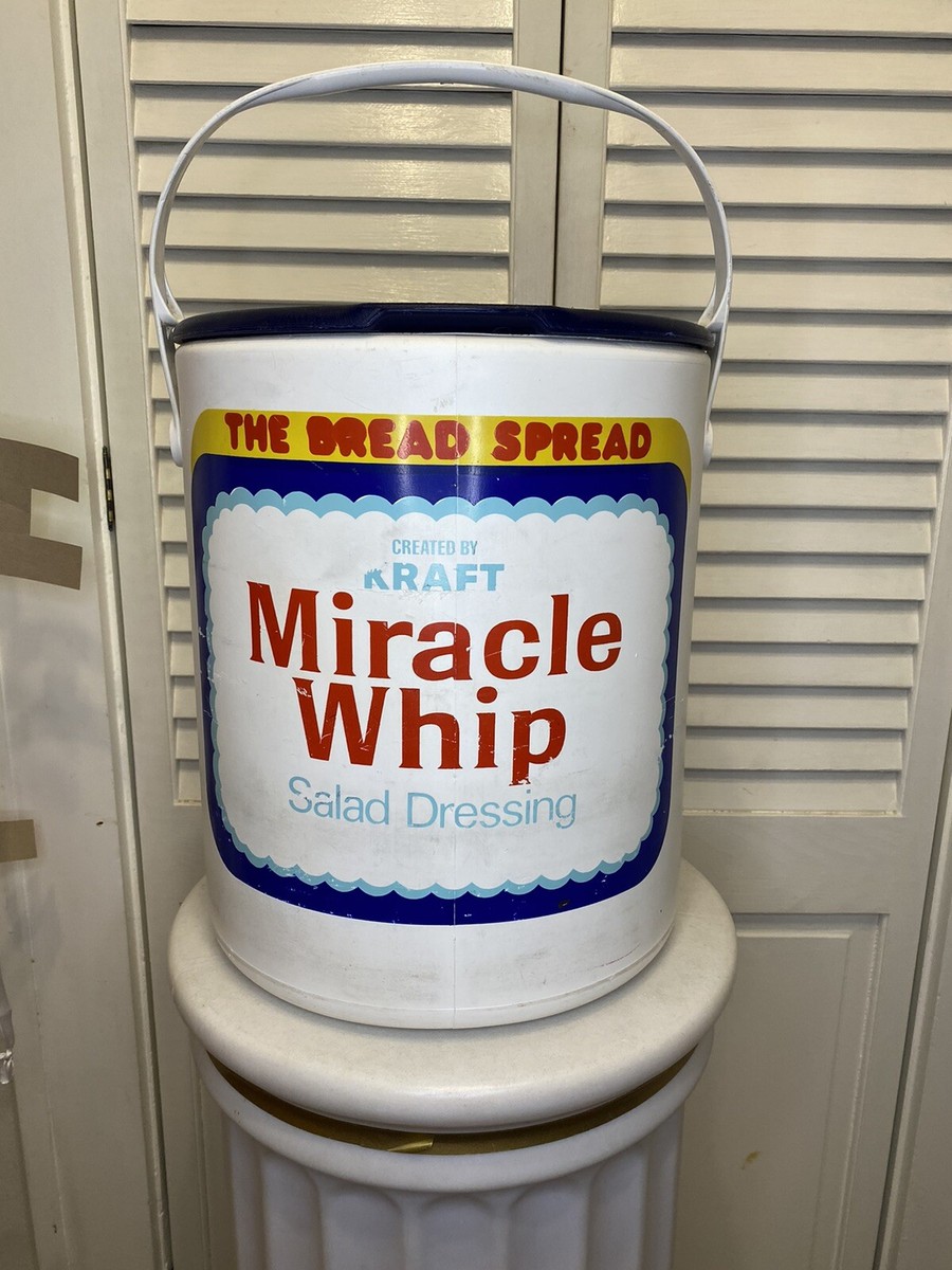 Vintage Kraft Miracle Whip Advertising Cooler 5 Gallon Skotch