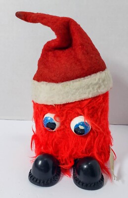 RARE Vintage Christmas Santa I'm Slurp Spectacular Products Gonk Plush Furple