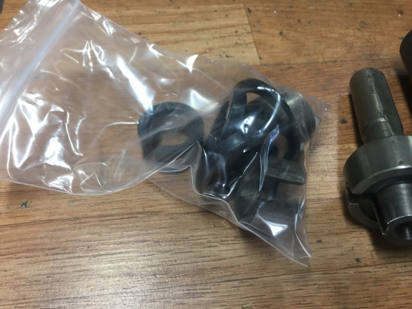 LOT OF PETERSON / OTHER FLUSH MOUNT SLITTING SAW ARBOR PARTS 3/4 1 1/