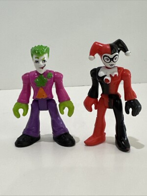 Fisher Price Imaginext DC Super Friends Joker Harley Quinn Figure Lot
