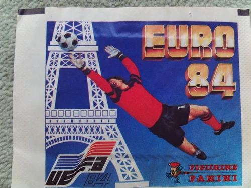 Panini Euro 84: Panini EM EC France 1984 Euro 84, 1 confezione/bustina/bustina