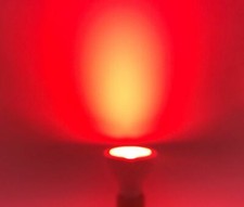7W 120V MR16 GU10 LED Red Light Bulb