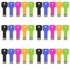 Wholesale USB 2.0 5/10/ 100PCS 2GB 4GB 8GB 16GB 32GB 64GB Metal USB Flash Drive 