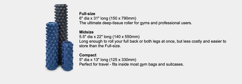 RumbleRoller, rodillo de espuma, rodillo de espuma de masaje profundo X-FIRM RumbleRoller Foto 3 de 3