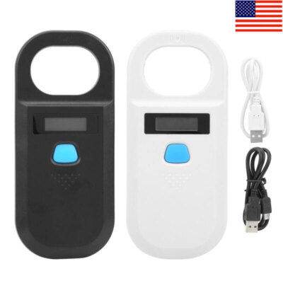 Pet Microchip ID Scanner 134.2Khz ISO FDX-B Universal Reader Dogs Cats Animals